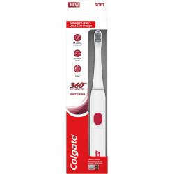 Colgate, 360 Advanced Sonic Battery Power Toothbrush Soft, Whitening