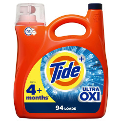 Tide Ultra Oxi Liquid Laundry Detergent, 94 Loads